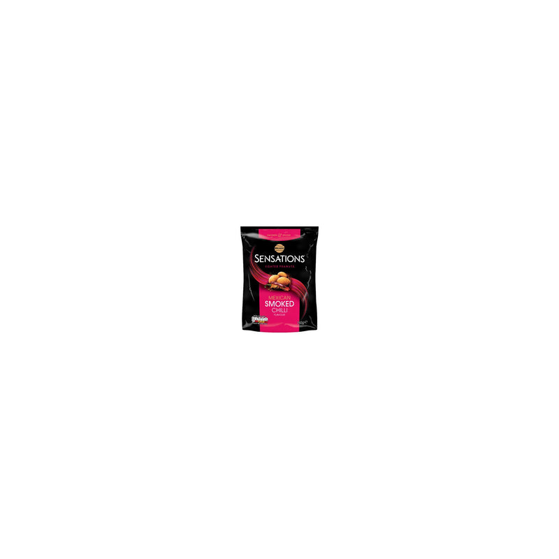 Sensations smoked chilli coated peanuts 150g (British brand)