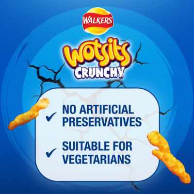 Walkers Wotsits Crunchy Really Cheesy Crisps 140g (British brand)