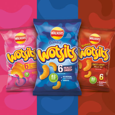 Walkers Wotsits Cheese Snacks Multipack 6x16.5g (British brand)