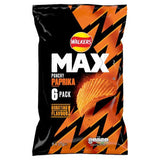 Walkers Punchy Paprika crisps multipack 6x27g (British brand)