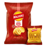 Walkers Ready Salted crisps multipack 12x25g, imported from the UK