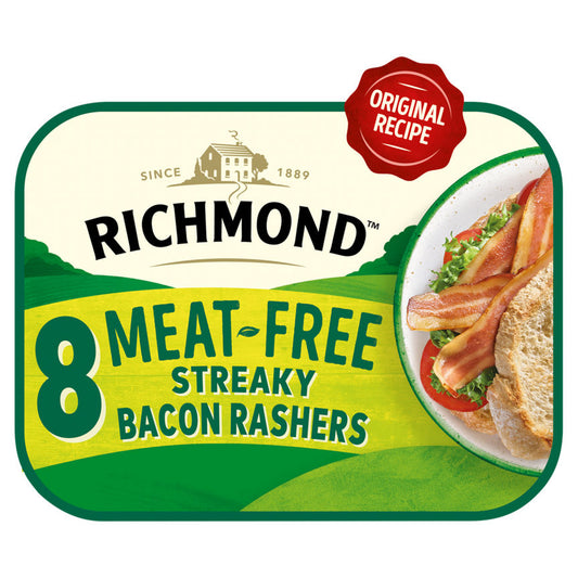Richmond 8 Vegan Meat Free Streaky Bacon Rashers GOODS ASDA   