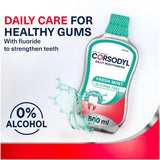 Corsodyl Alcohol Free Fresh Mint Mouthwash 500ml - British product