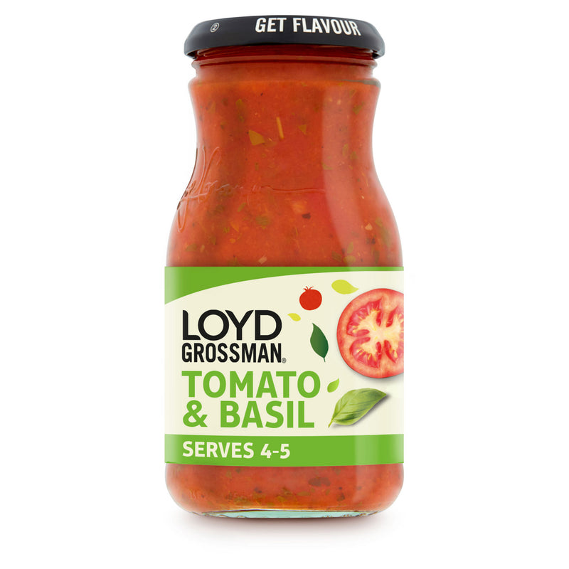 Loyd Grossman Tomato & Basil Pasta Sauce 660g, UK version