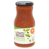 Loyd Grossman Tomato & Basil Pasta Sauce 660g, UK version