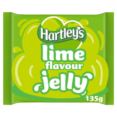 Hartley's lime flavour tablet jelly 135g, UK version