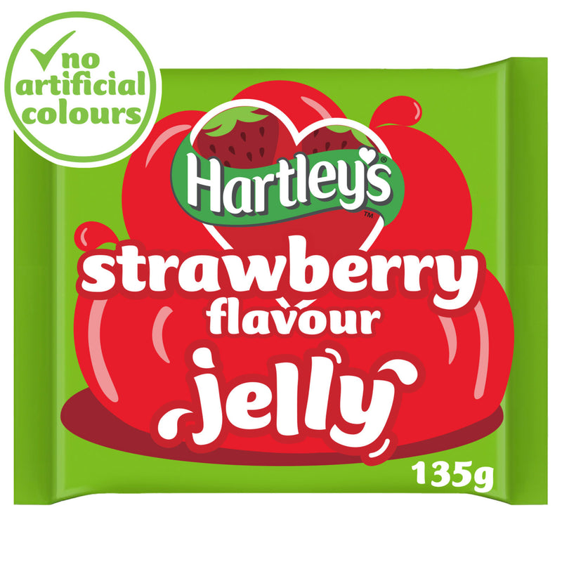 Hartley's strawberry jelly tablet 135g, UK version