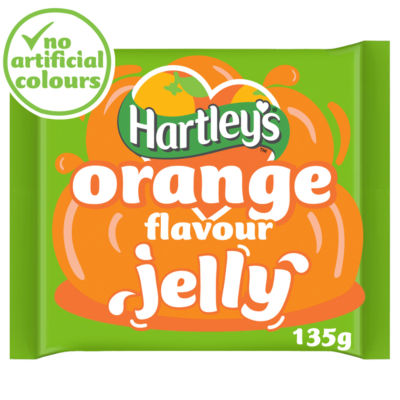 Hartley's orange jelly tablets 135g, UK version