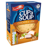 Batchelors Chicken & Leek instant soup sachets 86g - British product