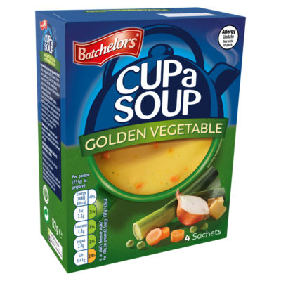 Batchelors Golden Vegetable instant soup 4 sachets 82g - British product