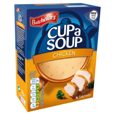 Batchelors Cup a Soup chicken instant soup sachets 81g - British product