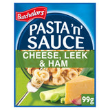 Batchelors Pasta 'n' Sauce, mélange pour sauce instantanée pour pâtes saveur fromage, poireau et jambon, 99 g