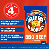 Batchelors Super Noodles BBQ Beef Flavour 90g - British product