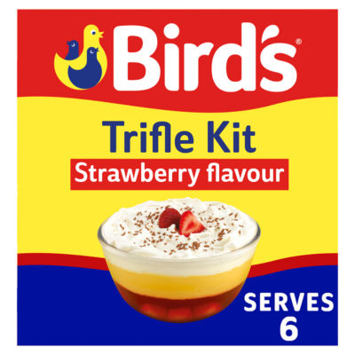 Birds Strawberry Flavour Trifle Mix 141g - British product