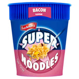 Batchelors Super Noodles bacon flavour instant noodle pot 75g - British product