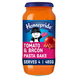 ASDA Homepride Tomato & Bacon Pasta Bake Sauce 485g- Buy online at McGrocer