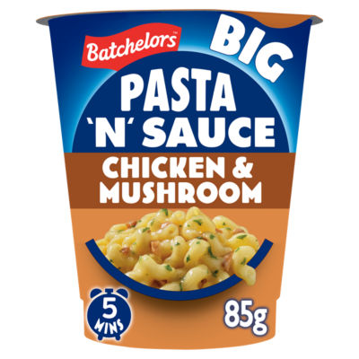 Batchelors chicken and mushroom pasta pot 85g - British product