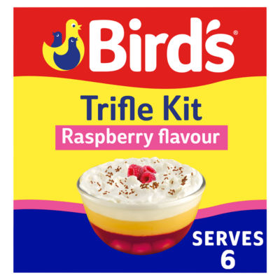Birds raspberry trifle dessert mix 141g, UK version