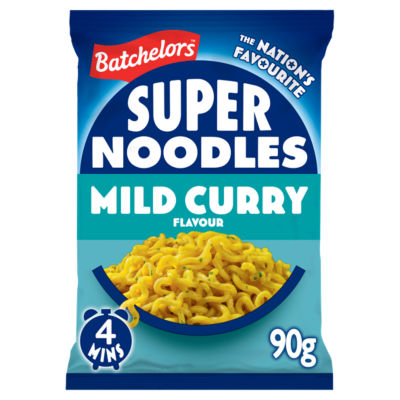 ASDA Batchelors Super Noodles Curry Flavour Noodle Block 90g- Buy online at McGrocer