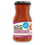 Loyd Grossman No Added Sugar Bolognese Pasta Sauce 350g, UK version