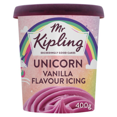 Mr Kipling Unicorn Vanilla Flavour Icing 400g - British product
