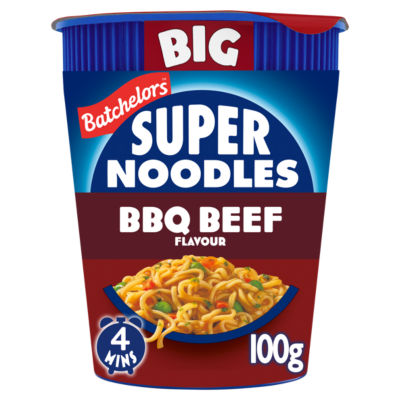 Batchelors Big Super Noodles BBQ Beef 100g - British product