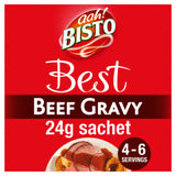 Bisto Beef Gravy Granules sachet 24g, imported from the UK