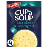 Batchelors Cup a Soup Poulet Thaï et Citronnelle 4 Sachets de Soupe Instantanée 88g
