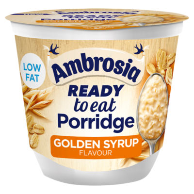 Ambrosia Ready to Eat Porridge Pot Golden Syrup Flavour