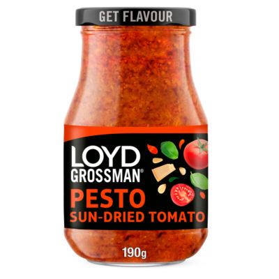 Loyd Grossman sun-dried tomato pesto 190g (British brand)