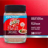 Bisto Beef Gravy Granules Reduced Salt 230g - British product