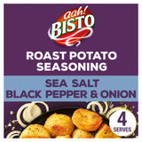 ASDA Bisto Crispy Sea Salt Black Pepper and Onion Roast Potato Seasoning 40g- Buy online at McGrocer