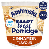 ASDA Ambrosia Ready to Eat Porridge Oat Cereal Pot Sweet Cinnamon 210g- Buy online at McGrocer
