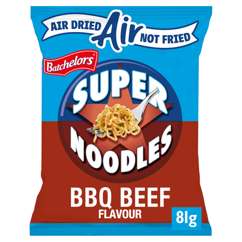 Batchelors Super Noodles BBQ Beef flavour 81g (British brand)