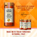 Loyd Grossman creamy tomato pasta sauce 290g, imported from the UK