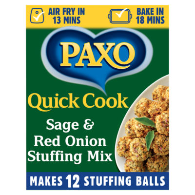 Paxo stuffing mix sage and red onion 150g, UK version