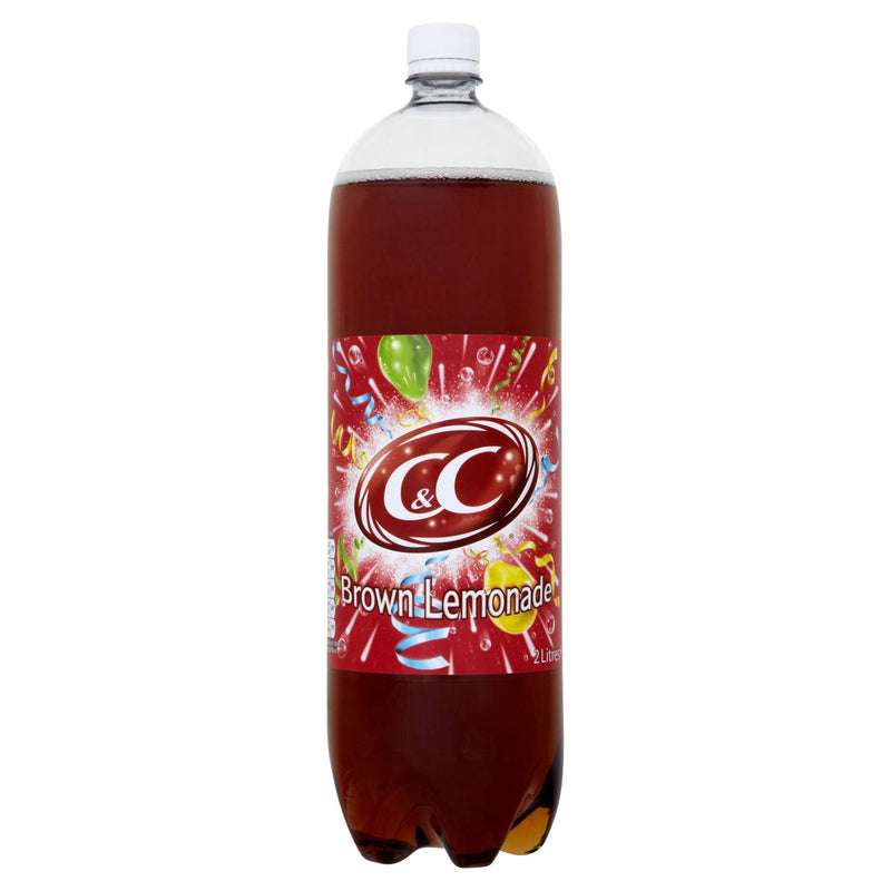 C & C brown lemonade soft drink 2L bottle, imported from the UK