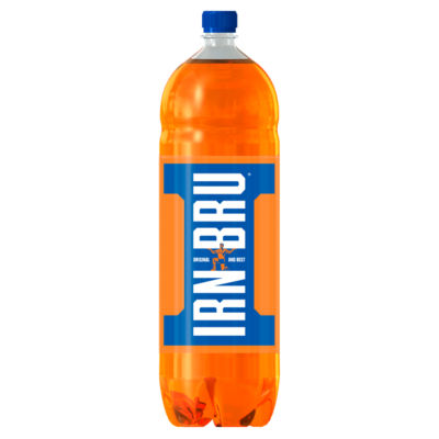 IRN-BRU original soft drink 2L bottle (British brand)
