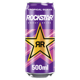 Rockstar energy drink tropical guava 500ml, imported from the UK