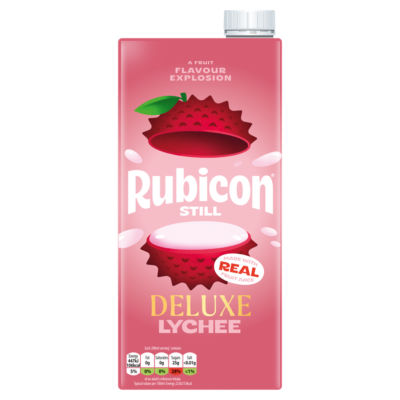 Rubicon Still Deluxe Lychee Juice Drink 1L, UK version