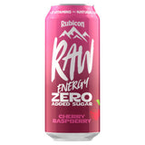 Rubicon Raw Cherry Raspberry energy drink 500ml, imported from the UK