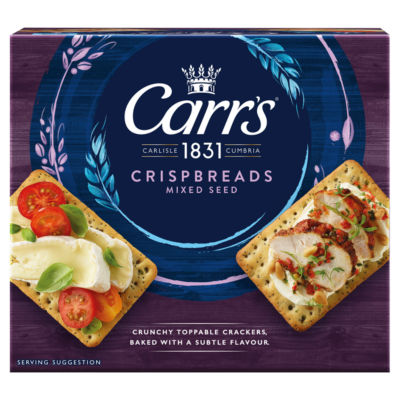 Carr's crispbreads mixed seed 190g - British product