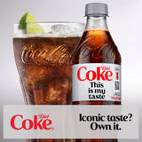 Diet Coke cola soft drink 500ml bottle - British product
