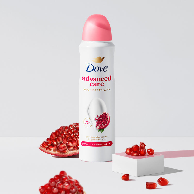Dove Pomegranate & Lemon Verbena deodorant spray 150ml - British product