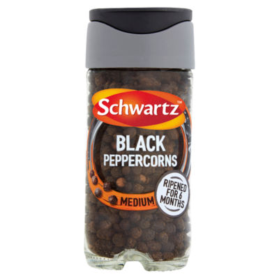 Schwartz Medium Black Peppercorns 35g (British brand)