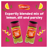 Schwartz Lemon & Dill Fish Seasoning 55g, imported from the UK