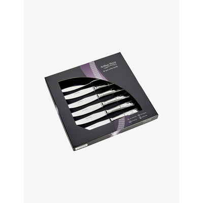 selfridges Arthur Price Kings Stainless Steel Steak Knives Set of 6- Buy online at McGrocer
