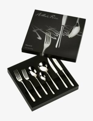 Arthur Price Warwick 7-piece stainless steel cutlery set, UK version