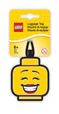 LEGO girl luggage tag with minifigure face 15cm, UK version