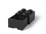 Lego LEGO 4-Stud Black Storage Brick Drawer- Buy online at McGrocer